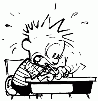 calvin-writing